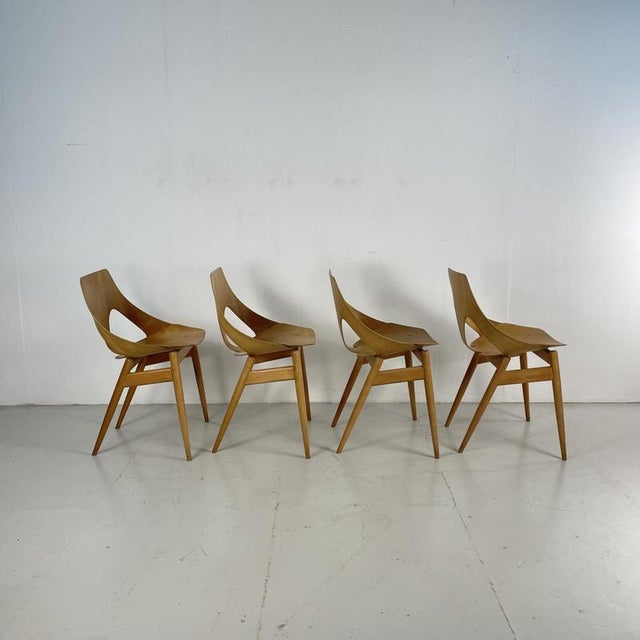 Jason Chairs by Frank Guille & Carl Jacobs for Kandya, 1950s, Set of 4 For Sale - Image 16 of 18