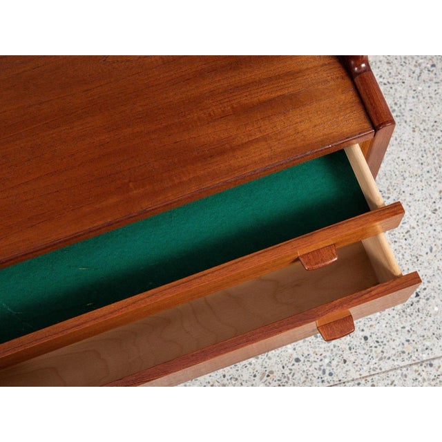 Midcentury Danish Double Sideboard in Teak by Hans Wegner for Ry Møbler For Sale - Image 6 of 13