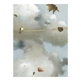 In the Above - Original Contemporary Abstract Landscape Painting on Canvas by Jeff Faust For Sale