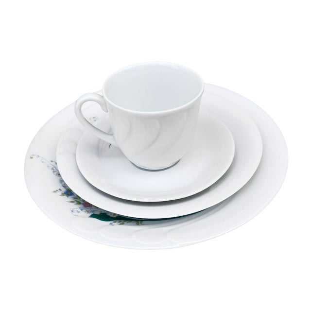 Porcelain Breakfast Set Wawel, Poland 1980s - Set of 4 For Sale - Image 9 of 12