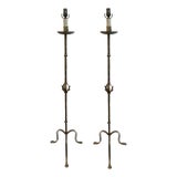 Pair Spanish Floor Lamps For Sale