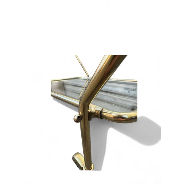 Metal Mid-Century Modern Italian Brass Roulette Bar, 1960s For Sale - Image 7 of 10