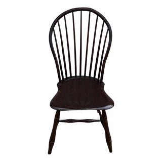 Antique Philadelphia Bow Back Windsor Side Chair, Circa 1790’s For Sale