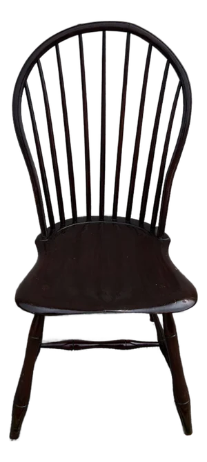Antique Philadelphia Bow Back Windsor Side Chair, Circa 1790’s