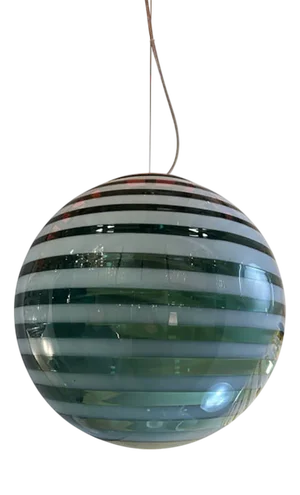 Italian Swirling Multicolors Pendant Sphere by Simoeng