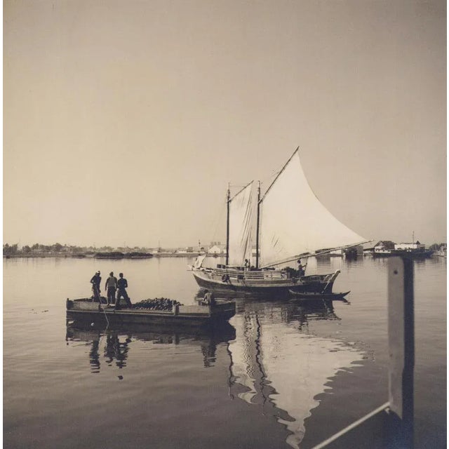 Hanna Seidel, Colombian Boat, Black and White Photograph, 1960s For Sale - Image 3 of 3