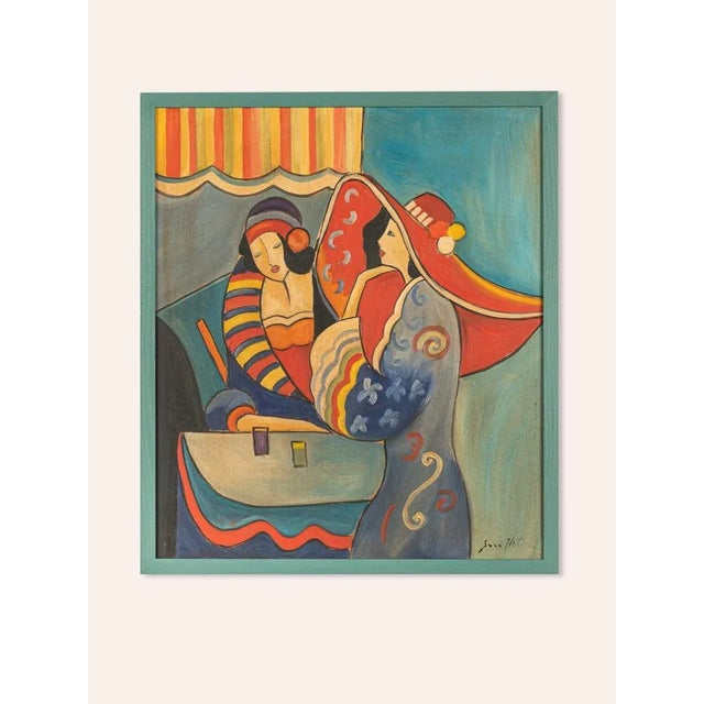 Expressionist Painting by Sara Hill For Sale - Image 10 of 10