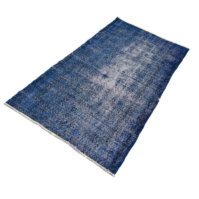 Turkish Distressed Narrow Runner Rug For Sale - Image 5 of 10