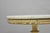 Vintage Hollywood Regency Small Metal Pedestal Marble Top Drinks Side Table Pair For Sale - Image 9 of 18