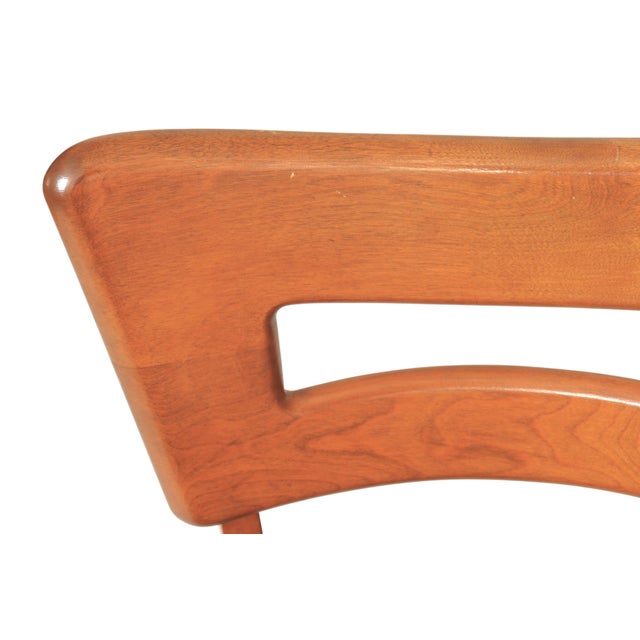 Heywood Wakefield Mid-Century Modern M154 "Dog Biscuit" Dining Chairs, Set of Four For Sale In Tampa - Image 6 of 10