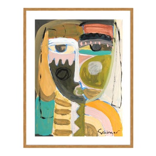 Ava by Lesley Grainger in Gold Frame, Small Art Print For Sale