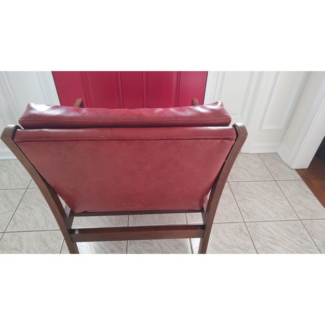Wood 1960s MCM Arm Chair by Patrician Furniture Company For Sale - Image 7 of 12