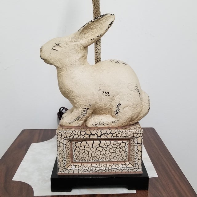 Uttermost French Country Bunny Rabbit Lamp Chairish
