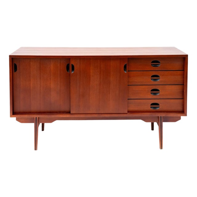 Scandinavian Sideboard in Teak, 1960s For Sale