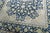 Textile Kashan Oriental Rug in Blue & Cream For Sale - Image 7 of 13