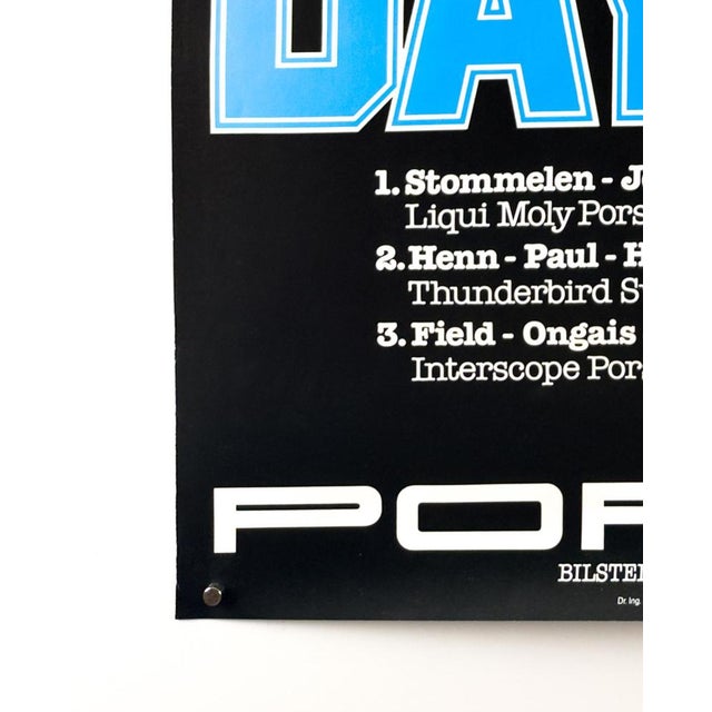 24 Hours of Daytona Porsche Poster from Strenger Advertising Agency, 1980s For Sale - Image 6 of 8