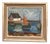 Gösta Ekdahl, Boat Harbour, 1963, Oil on Canvas, Framed For Sale