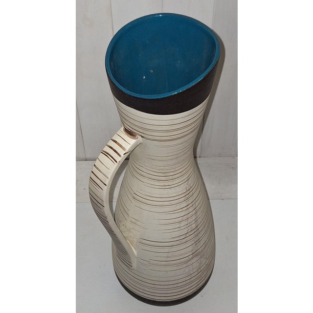 1950s Large Mid-Century Modern German Ceramic Vase by Carstens Tönnieshof, 1950s For Sale - Image 5 of 7