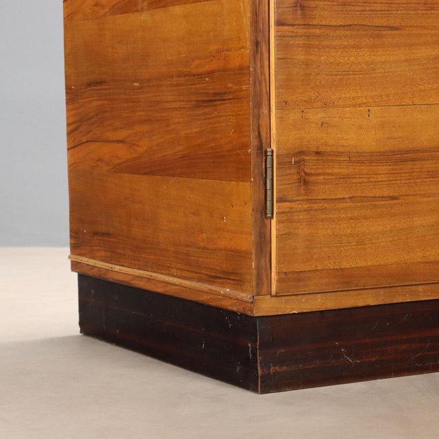 Wardrobe Cabinet in Wood, 1940s For Sale - Image 9 of 11