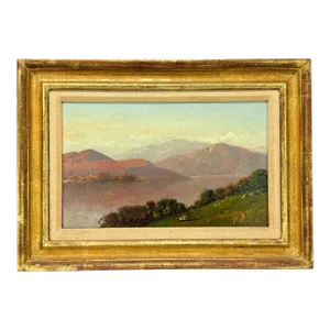 John Bunyan Bristol (American, 1826–1909) "A Berkshire Landscape" Oil on Canvas