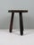 Brown Vintage Spanish Wood Stool, 1960s For Sale - Image 8 of 9