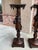 Antique French Breton Pedestal Stands Pair Carved Figural Display Brittany C1900 For Sale - Image 14 of 18