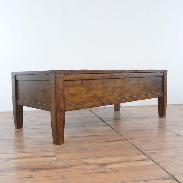 Pottery Barn Townsend Shadowbox Coffee Table Chairish