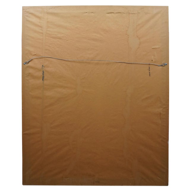 American 1989 Expressionist Figurative Watercolor Portrait Painting by Paul Melia, Framed For Sale - Image 3 of 13