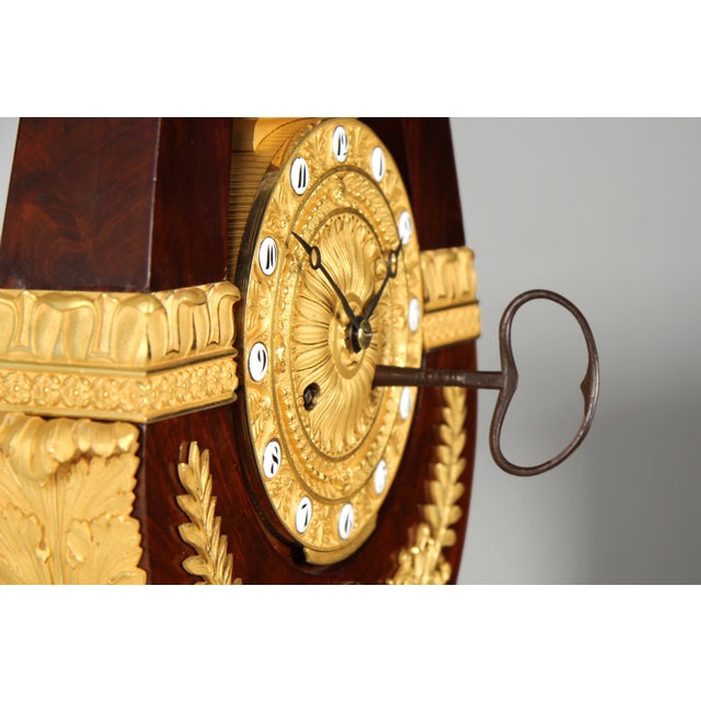 Antique Lyre Mantel Clock, 1825 For Sale - Image 11 of 16