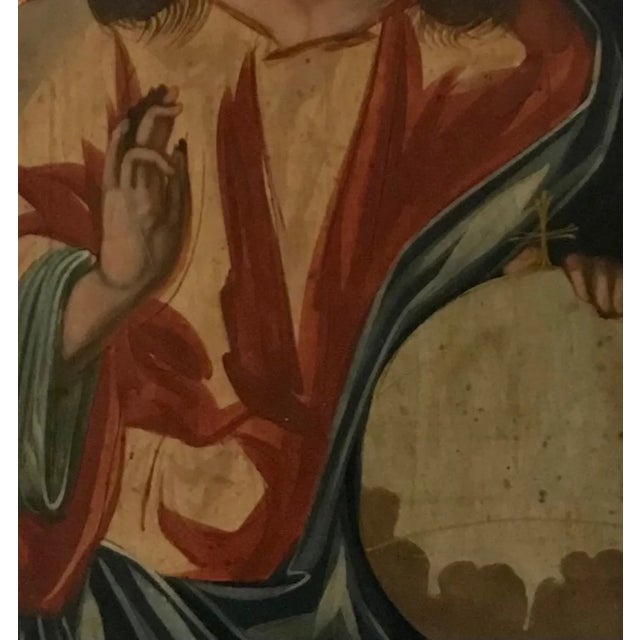 Christ the Savior of the World Icon For Sale - Image 4 of 7