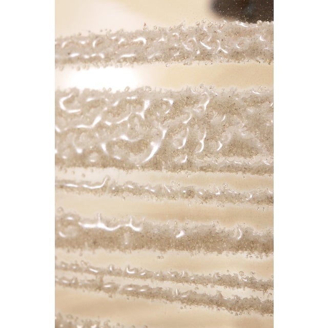 Vintage Hanging Lamps in Amber Glass from Glashütte Limburg, 1960s, Set of 3 For Sale - Image 4 of 12