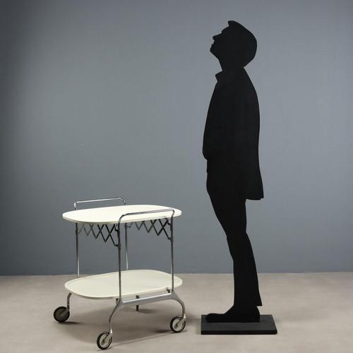 Gastone Kitchen Trolley in Metal and Plastic from Castelli / Anonima Castelli, 1980s For Sale - Image 3 of 10