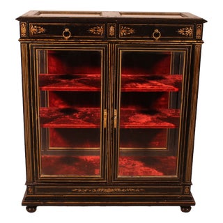 Napoleon III Collectors Display Case For Sale