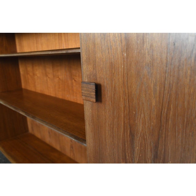 Mid 20th Century Ib Kofod Larsen "Danish Range" Low Bookcase N Teak + Rosewood, Attributed For Sale In San Francisco - Image 6 of 10