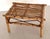 Wood Italian Coffee Table in Rattan and Bamboo, 1970s For Sale - Image 7 of 10