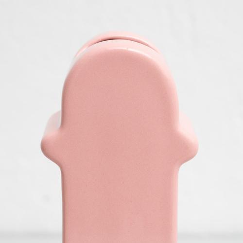 Pink Ceramic Shiva Flower Vase by Ettore Sottsass for BD Barcelona, 2015 For Sale - Image 9 of 16