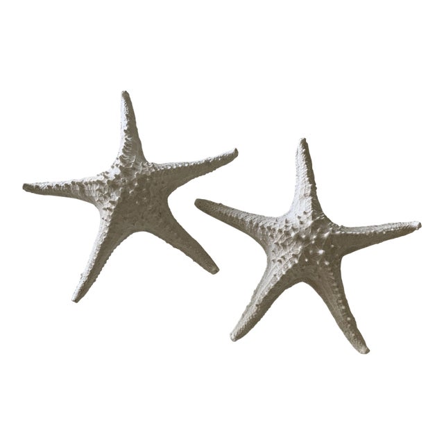 Vintage Large Composite Starfish- a Pair For Sale