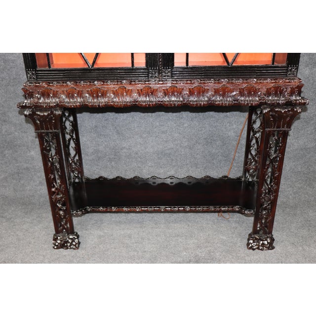 An extraordinary masterpiece of English cabinetmaking and one of the finest expressions of the Chinese Chippendale...