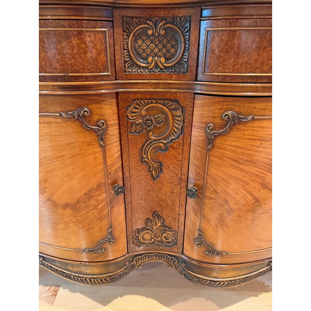 Antique Solid Philippine Narra Wood Sideboard For Sale In Philadelphia - Image 6 of 14