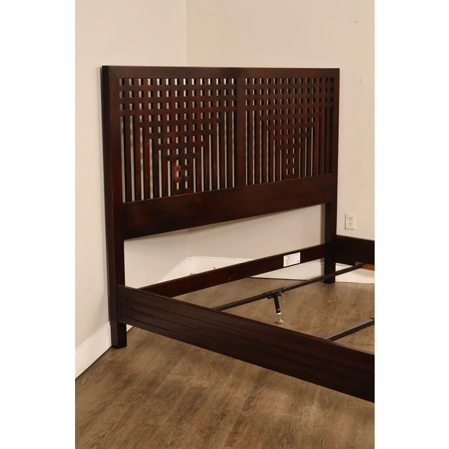 Contemporary Stickley Metropolitan Cherry King Size Bed For Sale - Image 3 of 18