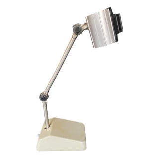 Industrial Articulated Metal Lamp from Waldmann, 1950s For Sale