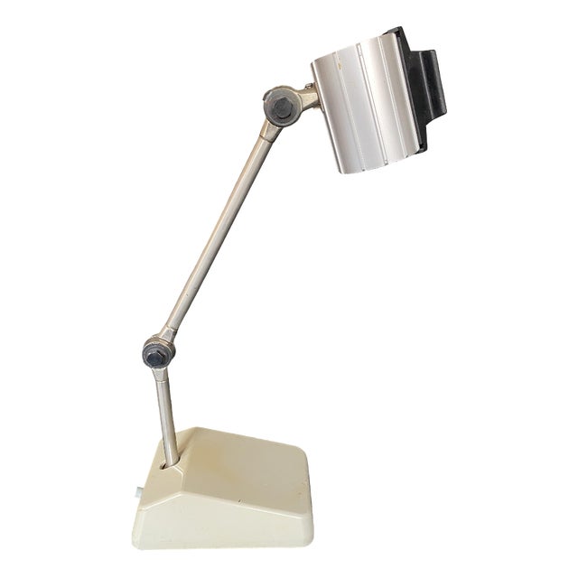 Industrial Articulated Metal Lamp from Waldmann, 1950s For Sale