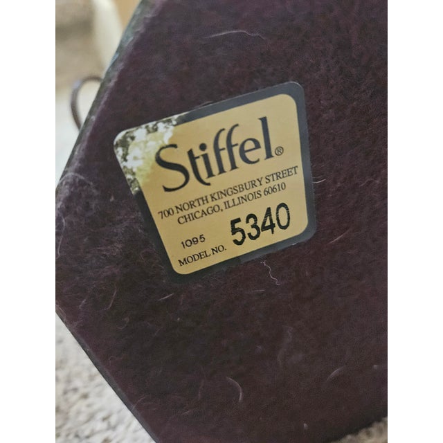 Brass Stiffel Brass Barley Twist Table Lamp - 2 Available For Sale - Image 8 of 12