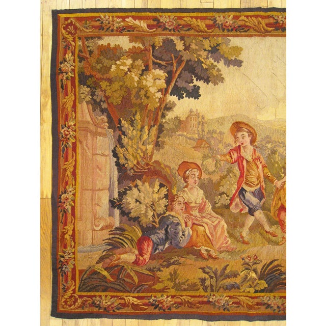 French 19th Century French Aubusson Tapestry For Sale - Image 3 of 5