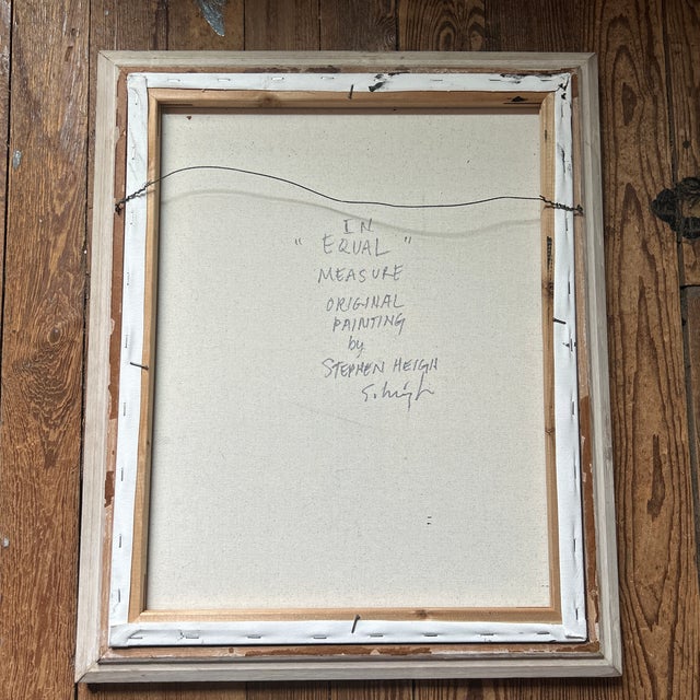 Contemporary Original Abstract Painting by Stephen Heigh “In Equal Measure” For Sale - Image 4 of 4