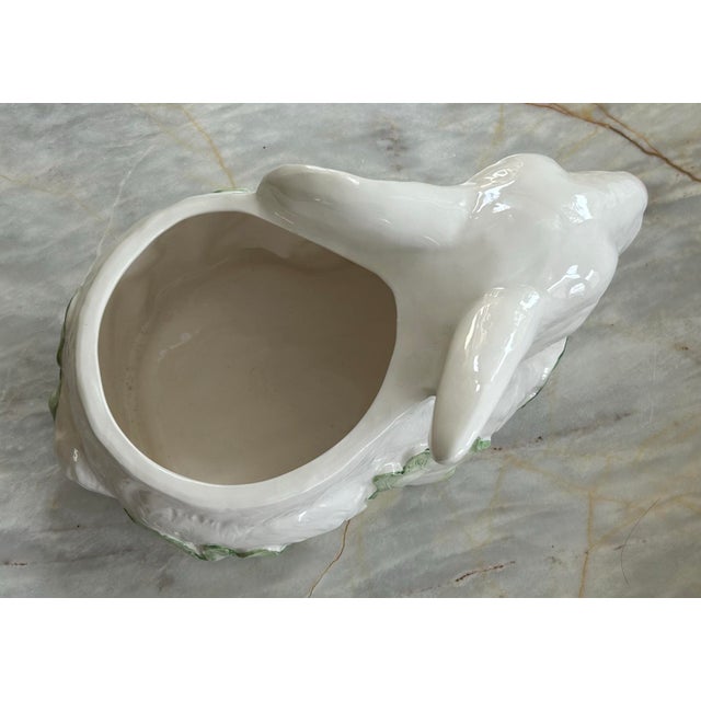 Late 20th Century Vintage Bunny Planter For Sale - Image 5 of 9