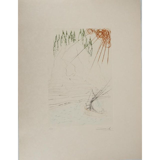 Salvador Dali, The Struggle with the Morhoult, Engraving For Sale - Image 7 of 7