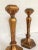 1920s Gilded Art Nouveau Gold Candlestick Pair For Sale - Image 4 of 5