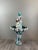 An imposing polychrome glazed ceramic fountain from Vallauris, a renowned center of 20th-century French ceramic art. It...