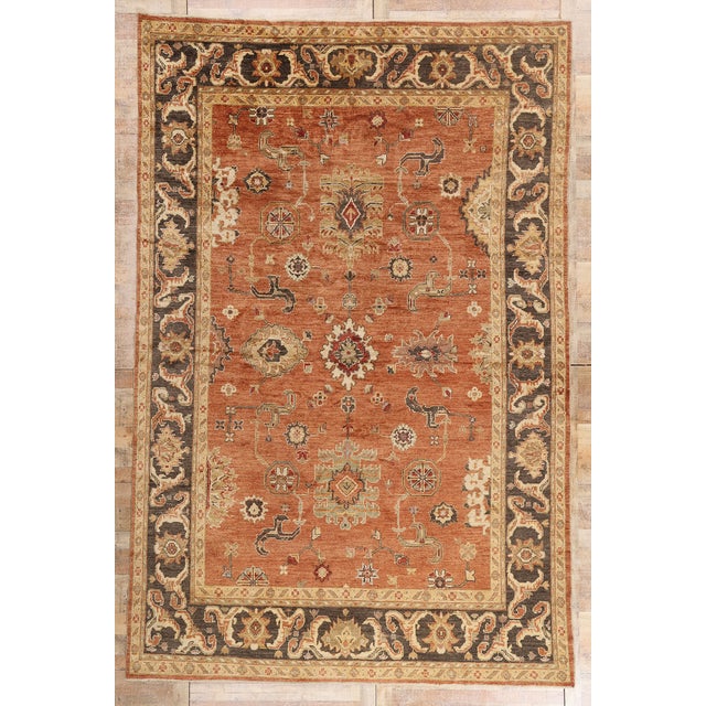 Vintage Turkish Oushak Rug, 09'05 X 14'04 For Sale - Image 10 of 10
